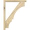 Ekena Millwork Balboa Block Rough Sawn Bracket w/ Offset Brace, Douglas Fir, 4"W x 26"D x 34"H BKT0402X26X34BOA05RDF - alternate 3